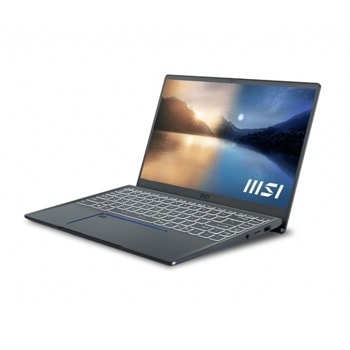 Лаптоп MSI Prestige 14 Evo A11M (9S7-14C412-279)(сив), четириядрен Tiger Lake Intel Core i7-1185G7 4.80 GHz, 14.0" (35.56 cm) Full HD IPS Anti-Glare Display, (USB Type-C), 16GB DDR4, 512GB SSD, 2x Type-C, Windows 10 Home | JAR Computers MSI Prestige 14 Evo A11M 9S7-14C412-279