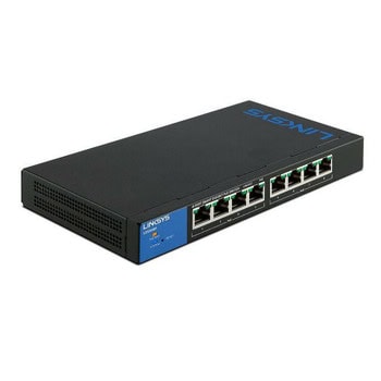 Суич Mercusys MS108G, 1000 Mbps, 8 порта, 8x 10/100/1000 Mbps PoE+ | JAR Computers Linksys LGS308PEU