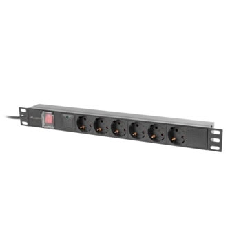 разклонител lanberg pdu-06f-0200-bk