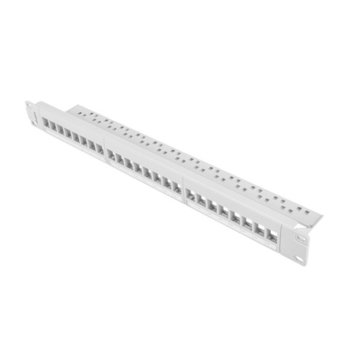 Пач панел Lanberg PPKS-1024-S, 24x порта, 19", 1U, сив | JAR Computers Lanberg PPKS-1024-S