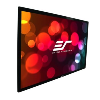 Екран Elite Screens Sable Frame Series, 100" (254 cm), за стена, 2 г. гаранция | JAR Computers Elite Screens ER100WH1 100
