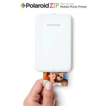 Мобилен принтер Polaroid ZIP бял