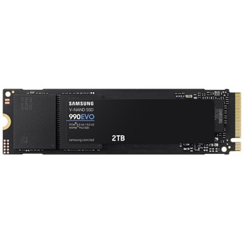 Памет SSD 2TB Samsung 990 EVO (MZ-V9E2T0BW), NVMe, M.2 (2280), скорост на четене до 5000MB/s, скорост на запис до 4200MB/s | JAR Computers Samsung 990 EVO PCIe 4.0/5.0 2TB MZ-V9E2T0BW