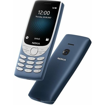 GSM Nokia 8210 (син), поддържа 2 sim карти, 2.8" (7.11 cm) TFT LCD QVGA дисплей, 48MB RAM, 128MB (+microSD слот), 0.3 MPix камера | JAR Computers Nokia 8210 DS BLUE