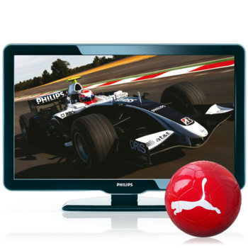 Телевизор 37" (93.98 cm) PHILIPS 37PFL5604H +подарък футболна топка PUMA, FULL HD, 5ms, 50 000:1, 500cd/m2, 3xHDMI & D-Sub, Incredible Surround™ 2x10W, 2г. | JAR Computers 37" (93.98 cm) PHILIPS 37PFL5604H +подарък футбо…