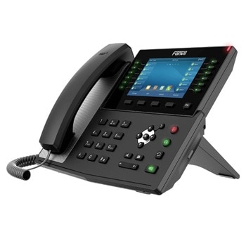 VoIP телефон Fanvil X7C, 20 SIP акаунта, 5" (17.78 cm) 800x480 цветен TFT дисплей, 2x 10/100/1000 Mbps LAN порта, Wi-Fi, Bluetooth, PoE, черен image