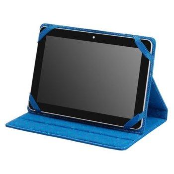 Кожен калъф Adidas Stand Case (син) за таблети до 8 инча, поставка | JAR Computers Adidas Universal Tablet StandCase Blue