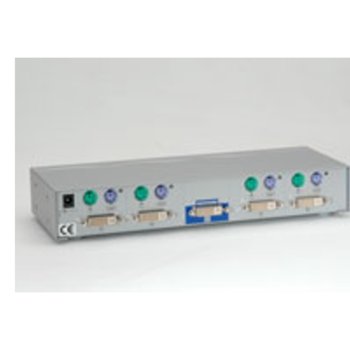 KVM суич, ROLINE 14.99.3254, DVI, 1U-4PC, PS/2 | JAR Computers ROLINE 14.99.3254