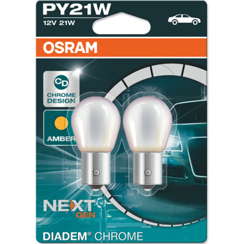 Автомобилна крушка Osram 7507DC, 21W, 280lm, PY21W, BAU15s, халогенна, 2 броя в опаковка | JAR Computers Osram 7507DC 21W 280lm 7507DC