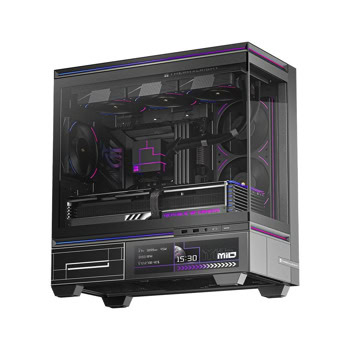 Кутия Thermalright TL-M10 Vision, microATX/Mini-ITX, 2x USB 3.0, с прозорец, черна, без захранване | JAR Computers Thermalright TL-M10 Vision Black