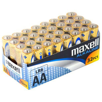 Батерия алкална Maxell ML-BA-LR6-32PK, AA, LR6, 1.5V, 32бр. | JAR Computers Maxell ML-BA-LR6-32PK