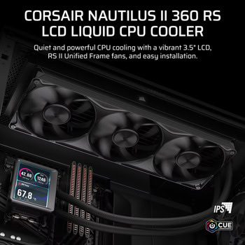 corsair nautilus ii 360 rs lcd cw-9061053-ww | JAR Computers corsair nautilus ii 360 rs lcd cw-9061053-ww