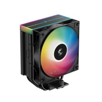 Охлаждане за процесор DeepCool AG400 Black, съвместимост със сокети Intel LGA 1851/1700 & AMD AM5/AM4 | JAR Computers Охлаждане за процесор DeepCool AG400