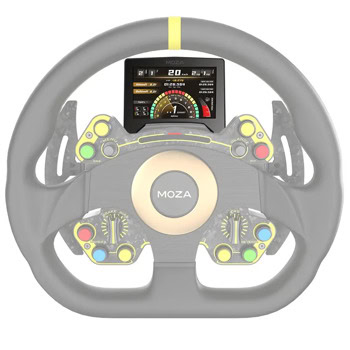 Дигитално табло MOZA RM Digital Dashboard, 5" WVGA (800x480@60Hz) екран, 10 RGB светлини, PC, съвместимо с MOZA R16 и R21 | JAR Computers MOZA RM Digital Dashboard RS05