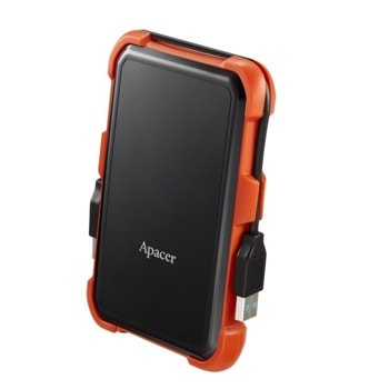 Твърд диск 1TB, Apacer AC630, черен, външен, USB 3.2 Gen 1 | JAR Computers Apacer AC630, 1TB AP1TBAC630T-1