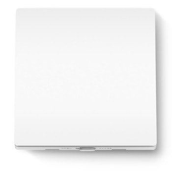 Смарт превключвател TP-Link Tapo S210, (изисква Tapo хъб), за стена, включване/изключване на осветление, дистанционно управление чрез приложението Tapo, график, режим далеч, гласов контрол, Wi-Fi, бял | JAR Computers TP-Link Tapo S210