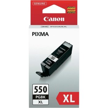 Касета CANON PIXMA iP7250/iP8750/ix6850/MG5450/MG5550/MG5650/MG5655/MG6350/MG6450/MG6650/MG7150/MG7550/MX725/MX925 - Black ink tank - PG-550XL PGBK - P№ BS6431B001AA - заб.: 500p | JAR Computers Canon PGI-550XL PGBK