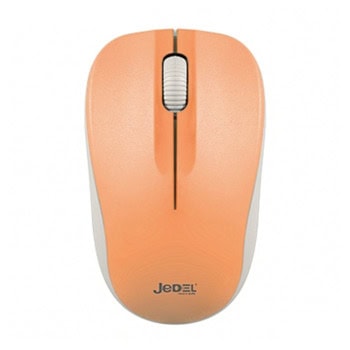 Мишка Jedel W701, оптична (1000 dpi), безжична, USB, оранжева | JAR Computers Мишка Jedel W701 Orange
