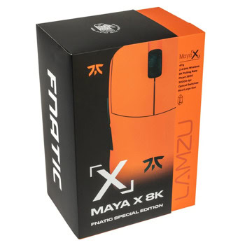 Lamzu Maya X 8K Fnatic Special Edition Orange