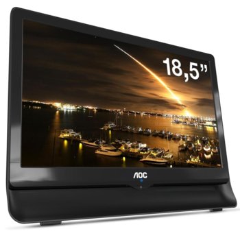 Монитор 18.5" (47 cm) AOC e966Swn, HD LED, 5ms, 20 000 000:1 200cd/m2, 3г | JAR Computers 18.5" (47 cm) AOC e966Swn