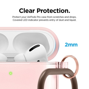 TPU Hang Case за Apple Airpods Pro светлорозов