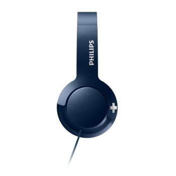 Philips слушалки с микрофон, цвят: син