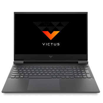 Лаптоп HP Victus 16-r0012nu (8H9F9EA)(тъмносребрист) с подарък геймърски стол Fury - Avenger M+, четиринадесетядрен Intel Core i7-13700H 2.4/5.0GHz, 16.1" (40.9cm) FHD 144Hz Anti-Glare, GF RTX 4050 6GB, 16GB DDR5, 512GB SSD, 1x USB Type-C, Free DOS | JAR Computers HP Victus 16-r0012nu + NFF-1710