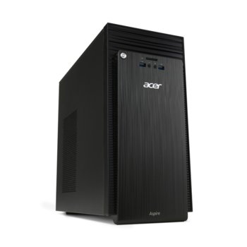 Настолен компютър PC Acer Aspire TC-705 (DT.SXPEX.014), дву-ядрен Intel Core i3-4160 3.6GHz, nVidia GeForce GT 710 2GB (HDMI), 4GB DDR3 RAM, 1TB 7200 rpm, USB 3.0, клавиатура и мишка, Linux, 2г. гаранция | JAR Computers Acer Aspire TC-705 DT.SXPEX.014