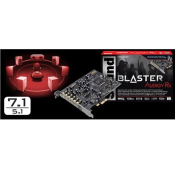 Звукова карта Creative Sound Blaster Audigy RX, 7.1, PCI-E, optical out (TOSLINK) | JAR Computers Creative Sound Blaster Audigy RX 7.1 PCI-E