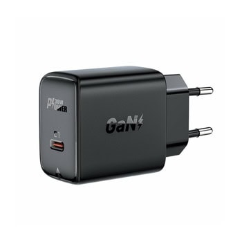 Зарядно устройство Acefast A21, от контакт към 1x USB-C(ж), черно, 30W, QC 3.0 | JAR Computers Acefast A21 Black