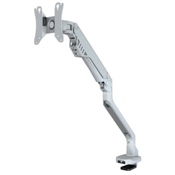 Стойка за монитор NewStar FPMA-D750SILVER, за плот, за екрани от 10" до 32", VESA до 100 x 100, макс. тегло до 8кг., регулируема, сребриста | JAR Computers NewStar FPMA-D750SILVER
