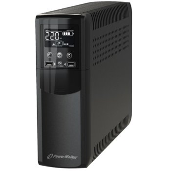 UPS PowerWalker VI 600 CSW, 600VA/360W, Line Interactive, Tower | JAR Computers UPS POWERWALKER VI 600 CSW 600VA Line Interactive
