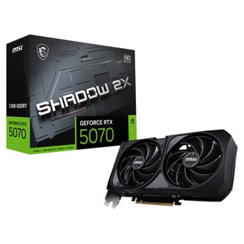 Видео карта Nvidia GF RTX 5070, 12GB, MSI SHADOW 2X, OC, PCI-E 5.0, GDDR7, 192-bit, DisplayPort, HDMI | JAR Computers MSI GF RTX 5070 SHADOW 2X OC 912-V532-104