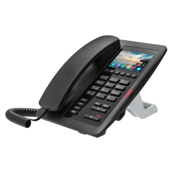 VoIP телефон Fanvil H5W, 3.5" (8.89 cm) 320x480 цветен дисплей, 2 SIP акаунта, 6 линии, 2x 10/100 Mbps LAN порта, Wi-Fi, PoE, черен image