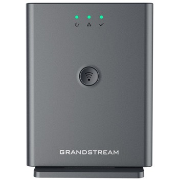 Безжична VoIP база Grandstream DP752, до 5 слушалки, до 10 линии, 1x LAN10/100, PoE, Full HD звук, 3-way voice конференции, черна image