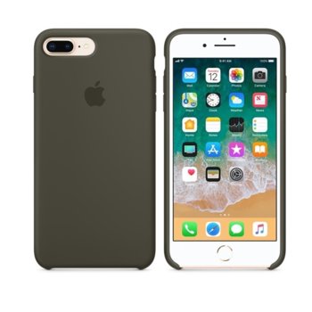 Apple iPhone 8/7 Plus Silicone Case Dark Olive