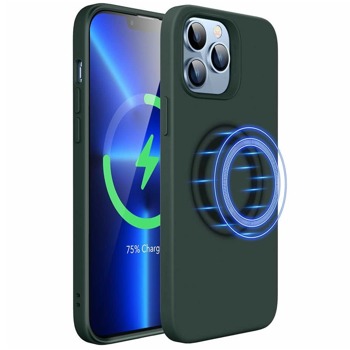 Калъф за Apple iPhone 13 Pro Max, термополиуретанов, ESR Cloud MagSafe Case, с MagSafe, зелен | JAR Computers ESR Cloud MagSafe Case ESR458GRN