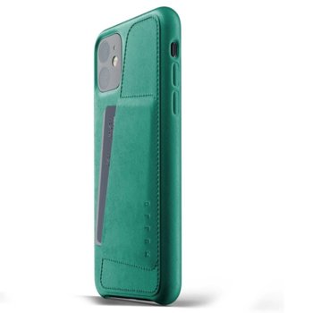 Mujjo Wallet iPhone 11 green MUJJO-CL-006-GR