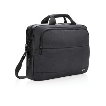 Чанта за лаптоп Swiss Peak, до 15" (38.10 cm), включен USB порт, черна | JAR Computers Swiss Peak Modern black