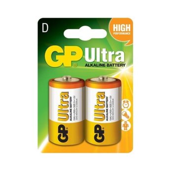 Батерии алкални GP Digital, D, 1.5V, 2бр. | JAR Computers Батерии алкални GP LR20 (D) 1.5V 2бр.