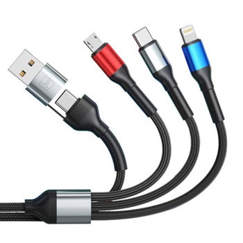 3mk Hyper Cable N-SERIES 6-in-1 Black