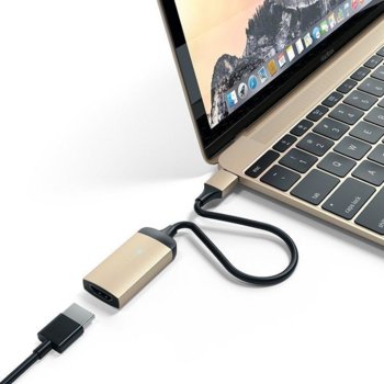 Кабел Satechi Aluminum от USB-C(м) към HDMI(ж)