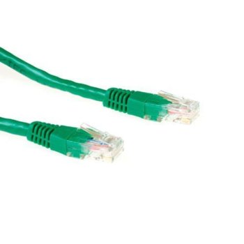 Пач кабел Ewent IM8700, UTP, Cat 6, 0.5м, зелен, bulk | JAR Computers Ewent IM8700 bulk