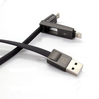 Remax USB A(м) to USB Micro B(м)/Lighting 14335