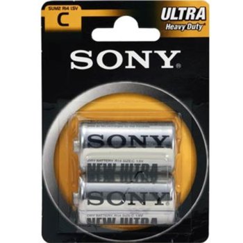 Sony SUM2NUB2A Zinc, R14 ZnCl 2pcs blister