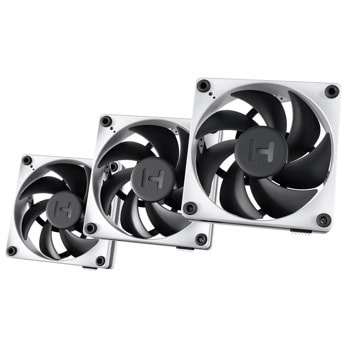 Вентилатори 120mm, HYTE THICC FP12 (FAN-HYTE-FP12-BW-3), 4-pin, 3000rpm, 3 броя | JAR Computers HYTE THICC FP12 (3-pack) FAN-HYTE-FP12-BW-3