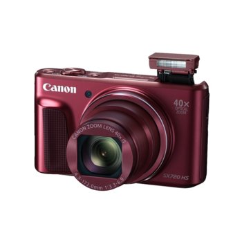 Canon PowerShot SX720 HS Red + Canon Soft DCC-1570