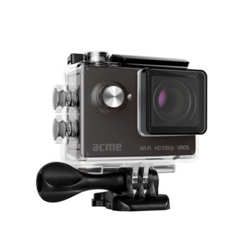 Екшън Камера Acme VR05, HD 1080p, 2" (5.08 cm) LCD дисплей, microSD slot, micro USB, micro HDMI, Wi-Fi, водоустойчив кейс, черна | JAR Computers Acme VR05 164107