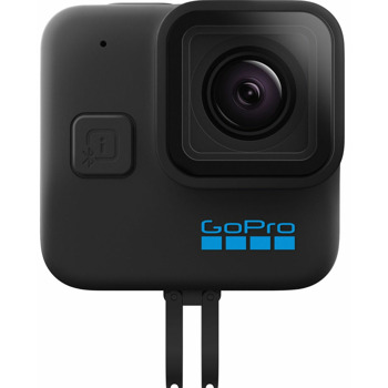 Екшън камера GoPro HERO11 Black Mini, камера за екстремен спорт, HyperSmooth 5.0 стабилизация, водоустойчива, 8x Slow motion, Bluetooth, GPS, USB-C, Wi-Fi, SDCard, черна image