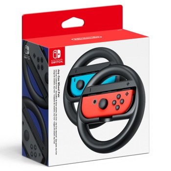 Волани Nintendo Joy-Con Wheel Pair, за Nintendo Switch, черни, 2бр. | JAR Computers Nintendo Joy-Con Wheel Pair